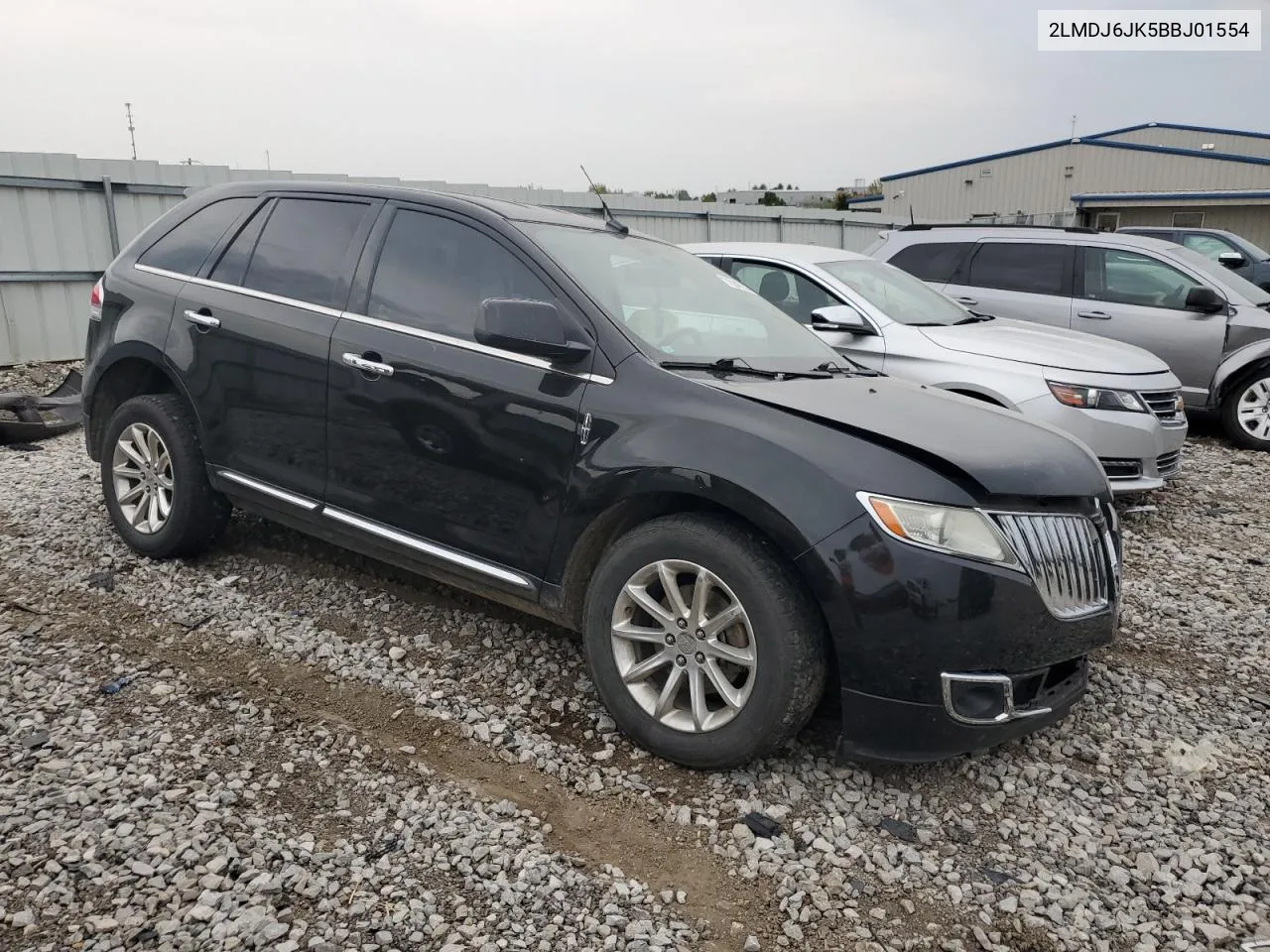 2011 Lincoln Mkx VIN: 2LMDJ6JK5BBJ01554 Lot: 70847034