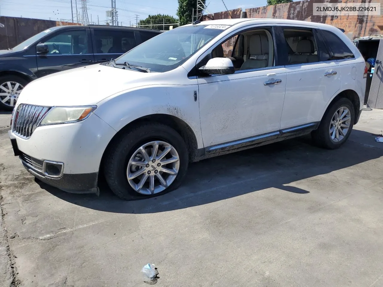 2011 Lincoln Mkx VIN: 2LMDJ6JK2BBJ29621 Lot: 71318324