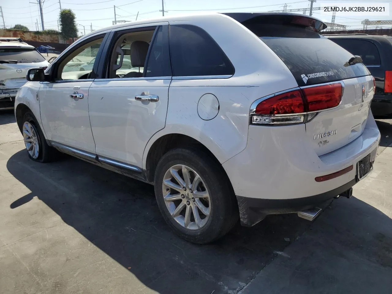 2011 Lincoln Mkx VIN: 2LMDJ6JK2BBJ29621 Lot: 71318324