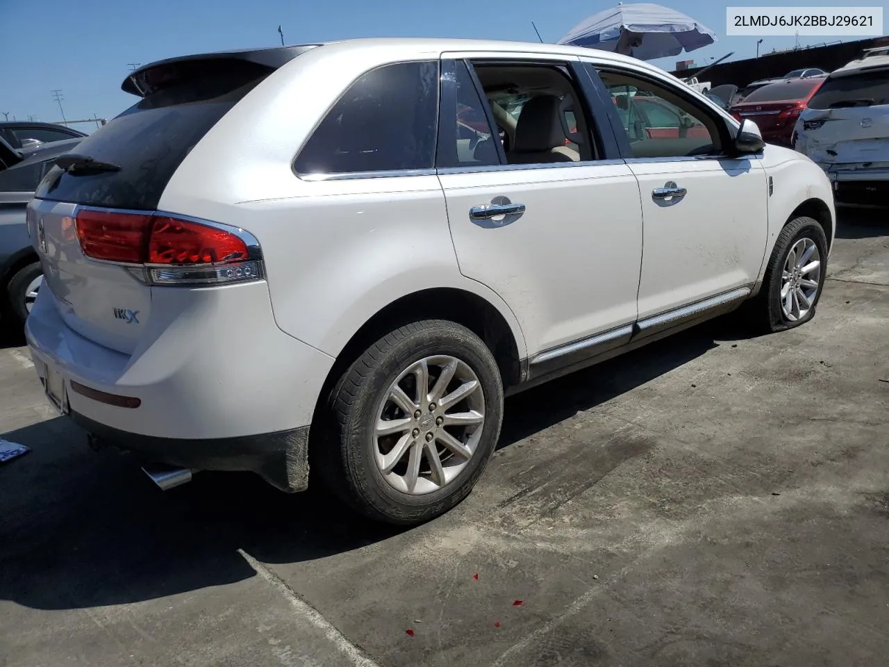 2LMDJ6JK2BBJ29621 2011 Lincoln Mkx