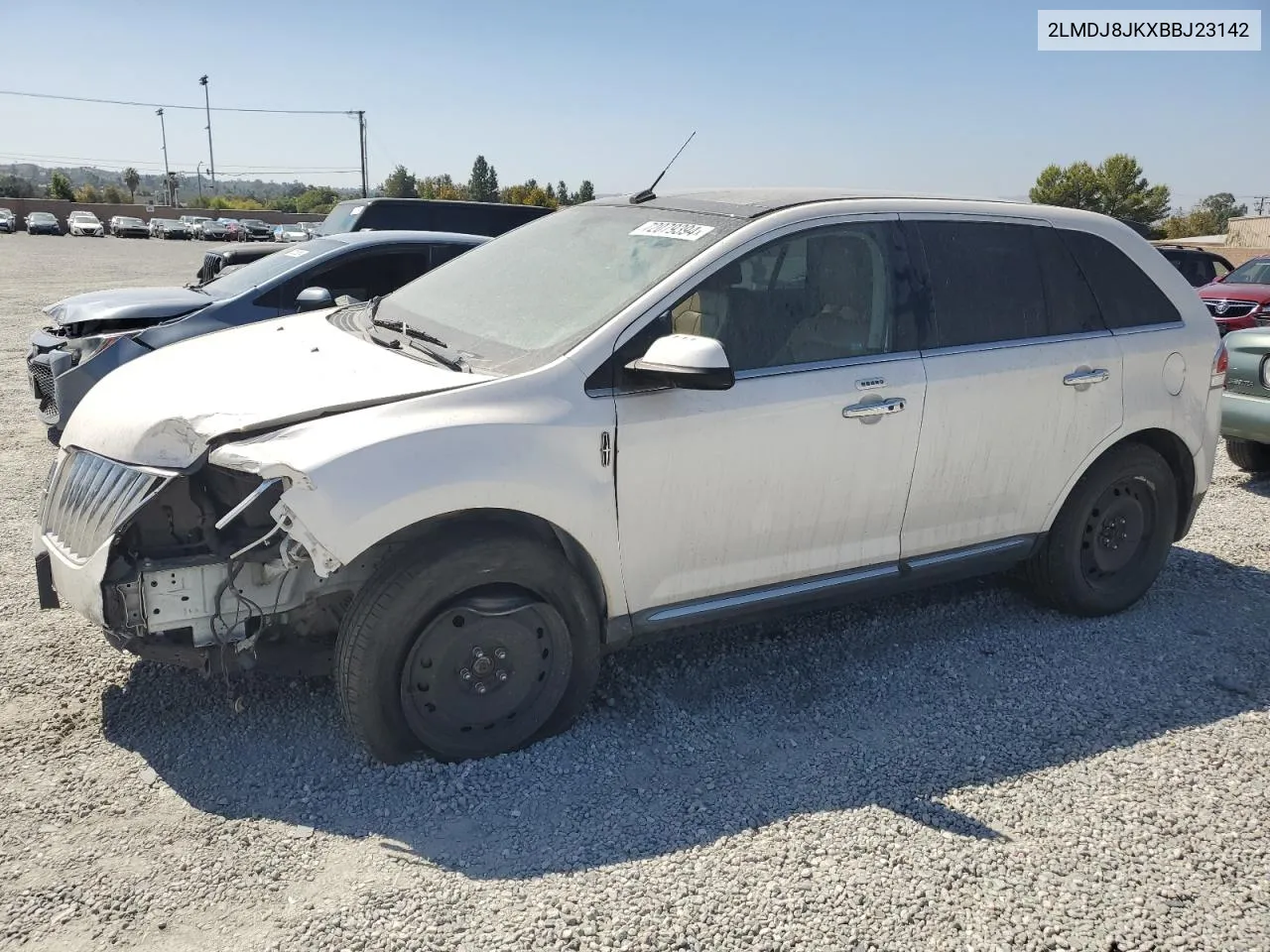 2011 Lincoln Mkx VIN: 2LMDJ8JKXBBJ23142 Lot: 72079394