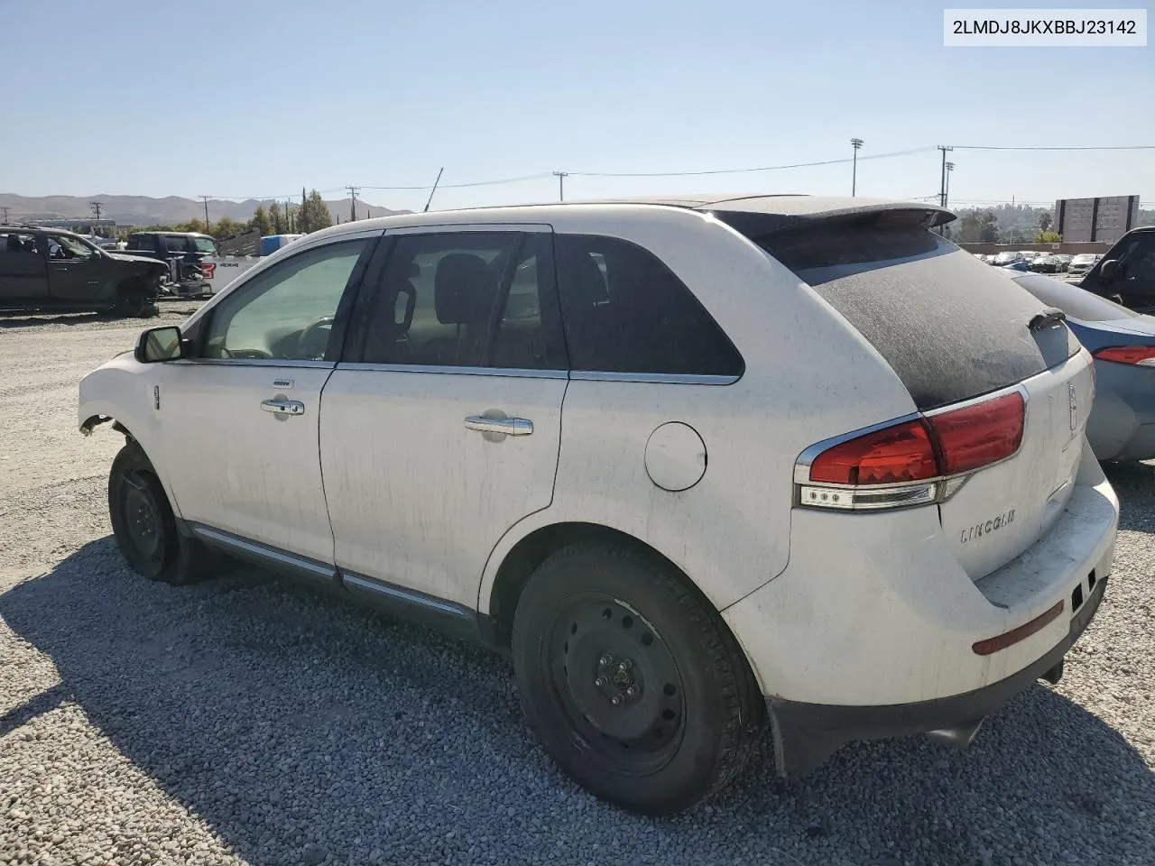 2011 Lincoln Mkx VIN: 2LMDJ8JKXBBJ23142 Lot: 72079394