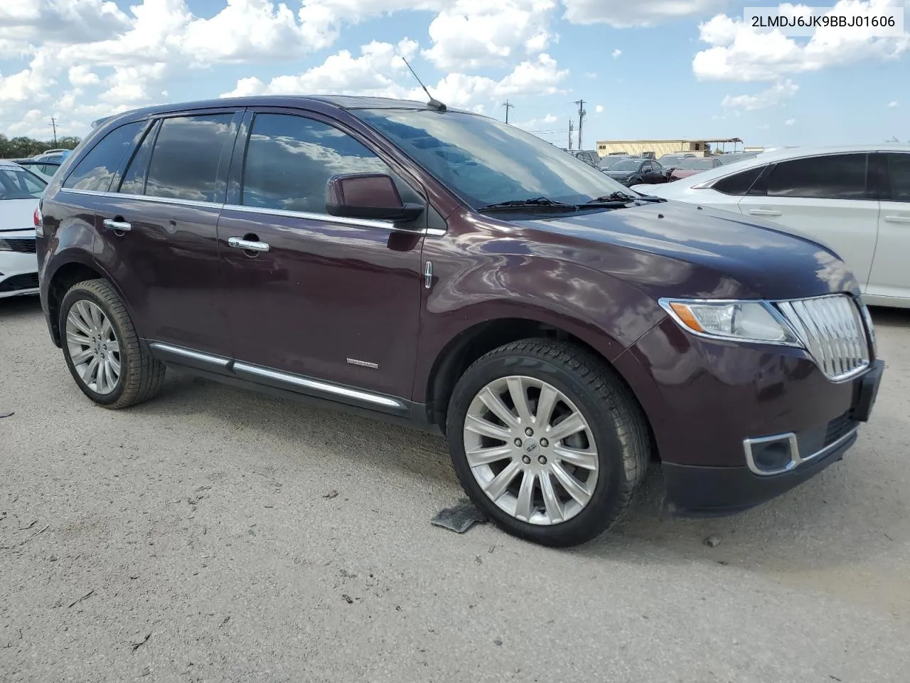 2011 Lincoln Mkx VIN: 2LMDJ6JK9BBJ01606 Lot: 73277294