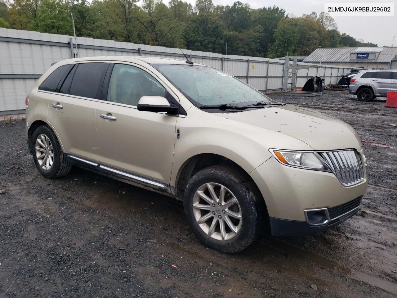 2011 Lincoln Mkx VIN: 2LMDJ6JK9BBJ29602 Lot: 73666034