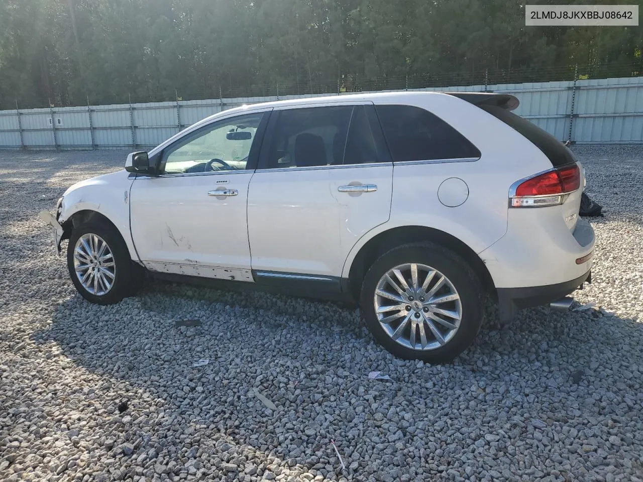 2011 Lincoln Mkx VIN: 2LMDJ8JKXBBJ08642 Lot: 77074214