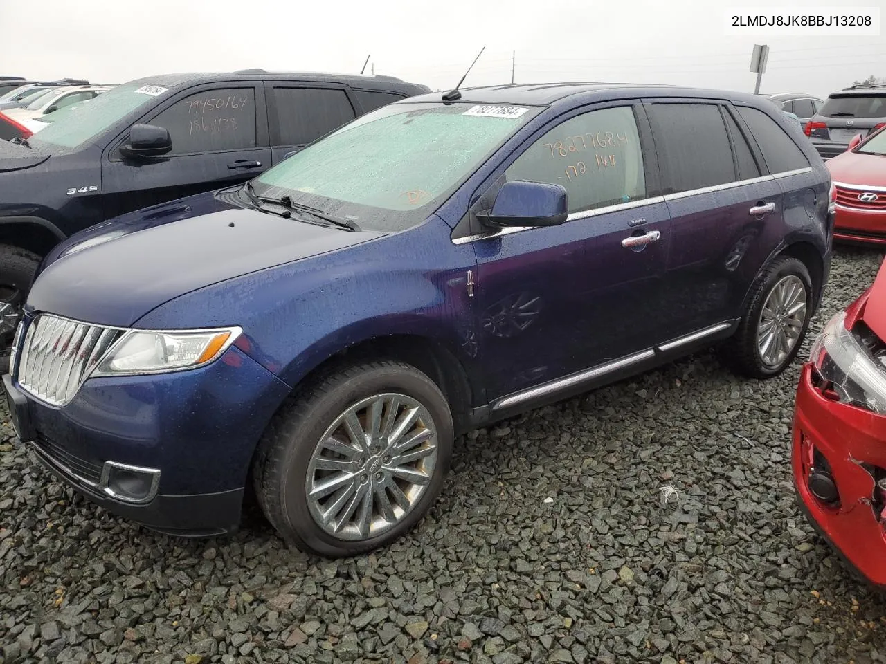 2011 Lincoln Mkx VIN: 2LMDJ8JK8BBJ13208 Lot: 78277684