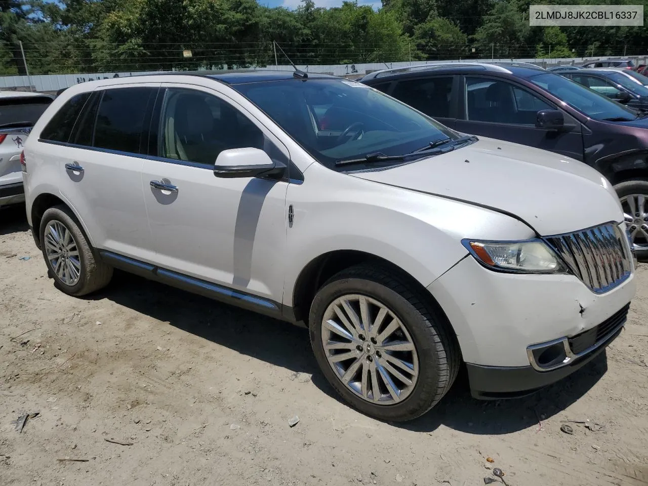 2012 Lincoln Mkx VIN: 2LMDJ8JK2CBL16337 Lot: 59651194