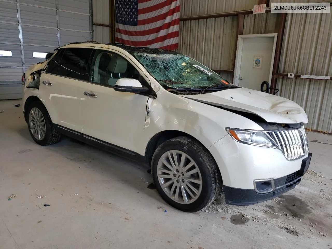 2012 Lincoln Mkx VIN: 2LMDJ8JK6CBL12243 Lot: 62087434