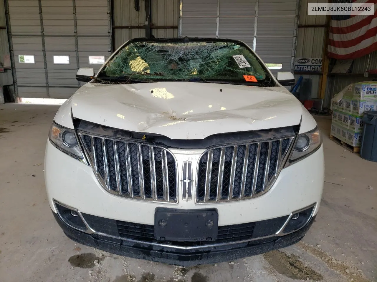 2012 Lincoln Mkx VIN: 2LMDJ8JK6CBL12243 Lot: 62087434