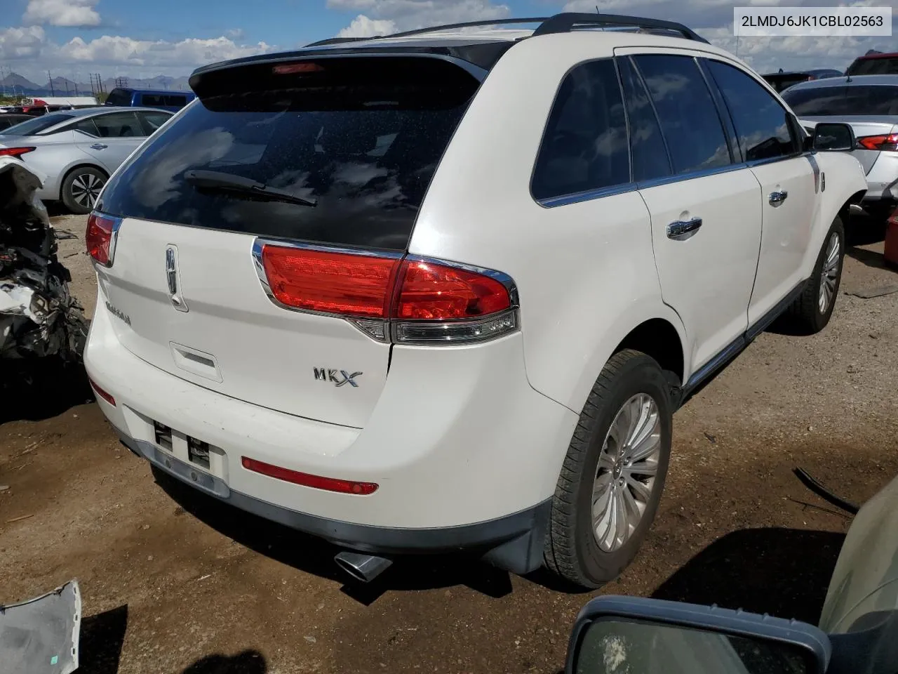 2012 Lincoln Mkx VIN: 2LMDJ6JK1CBL02563 Lot: 71600634