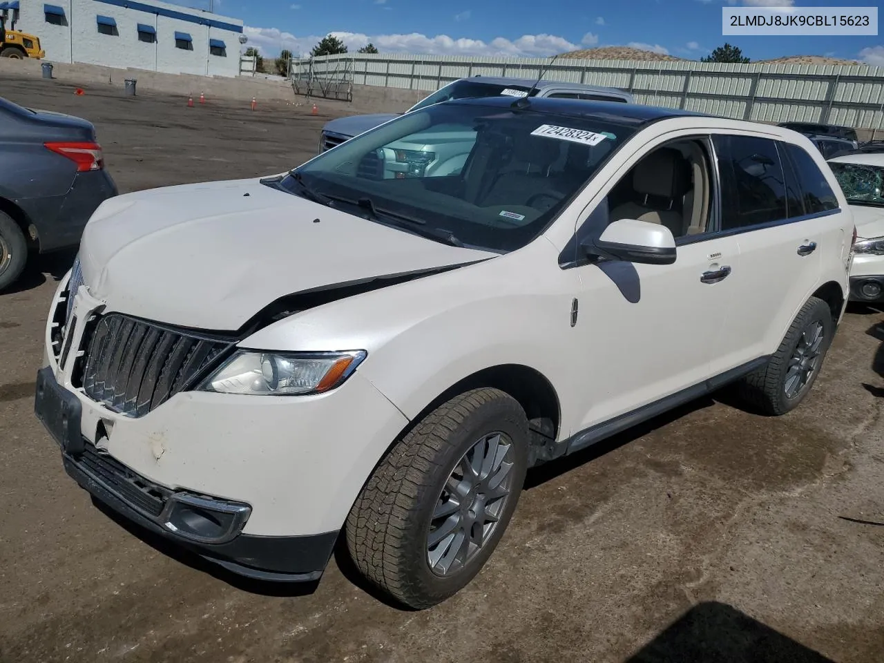 2012 Lincoln Mkx VIN: 2LMDJ8JK9CBL15623 Lot: 72428324