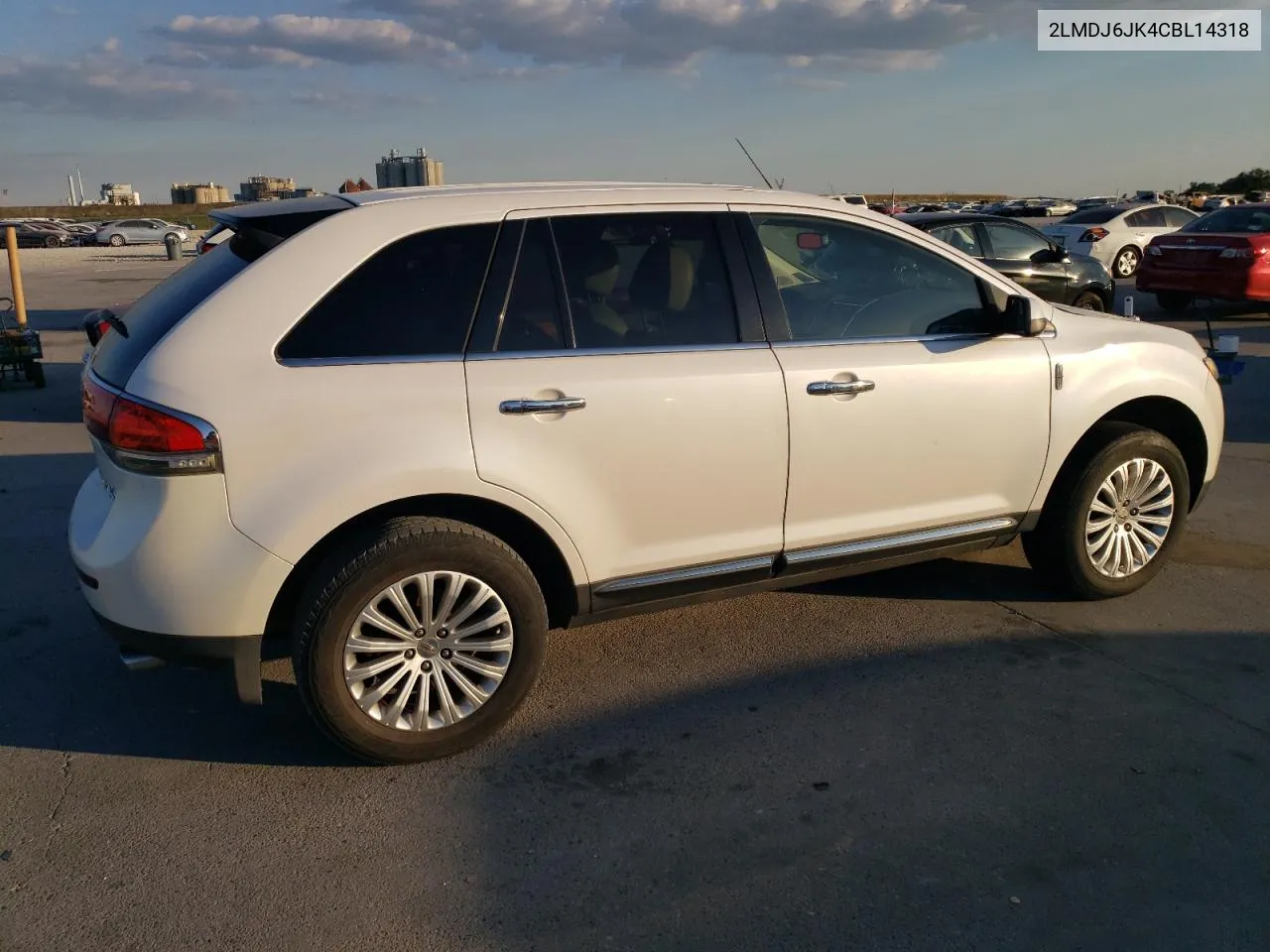 2012 Lincoln Mkx VIN: 2LMDJ6JK4CBL14318 Lot: 73245644