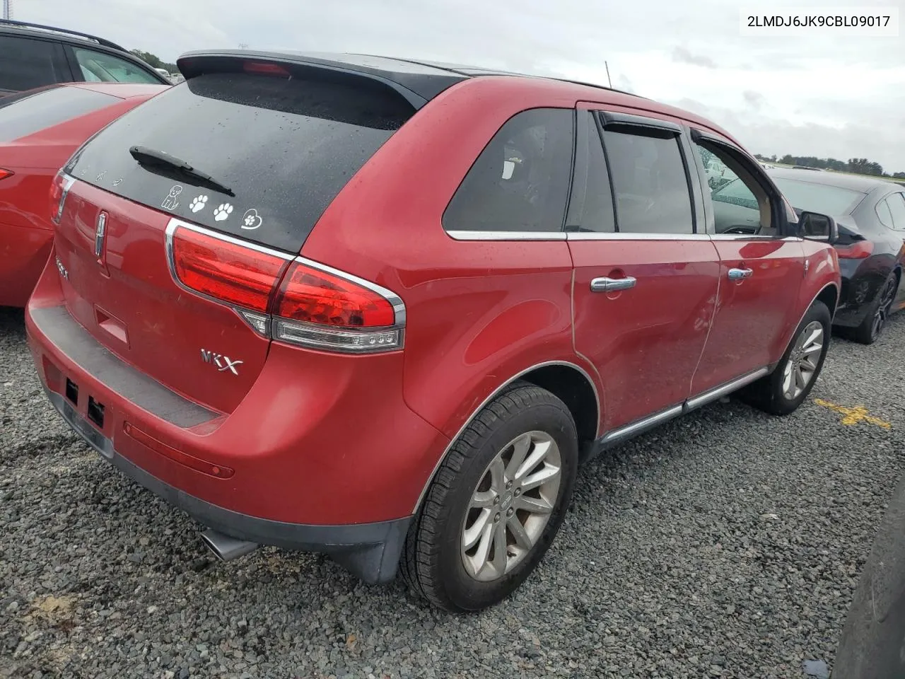 2012 Lincoln Mkx VIN: 2LMDJ6JK9CBL09017 Lot: 74090034