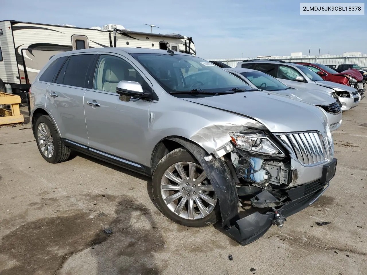 2012 Lincoln Mkx VIN: 2LMDJ6JK9CBL18378 Lot: 78459234