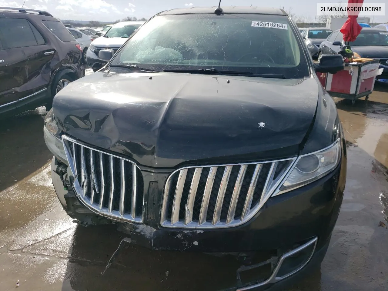 2013 Lincoln Mkx VIN: 2LMDJ6JK9DBL00898 Lot: 42016264