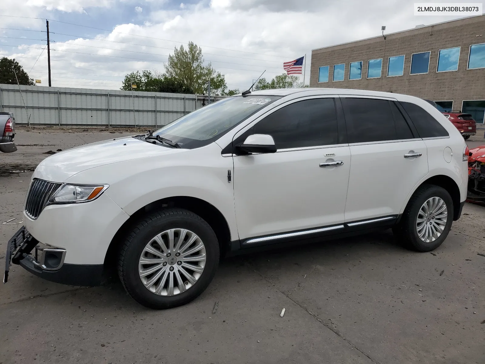 2013 Lincoln Mkx VIN: 2LMDJ8JK3DBL38073 Lot: 53708874