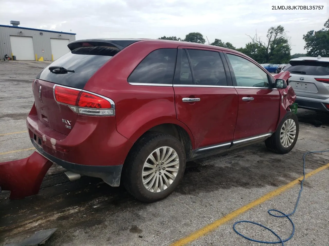 2013 Lincoln Mkx VIN: 2LMDJ8JK7DBL35757 Lot: 61634934