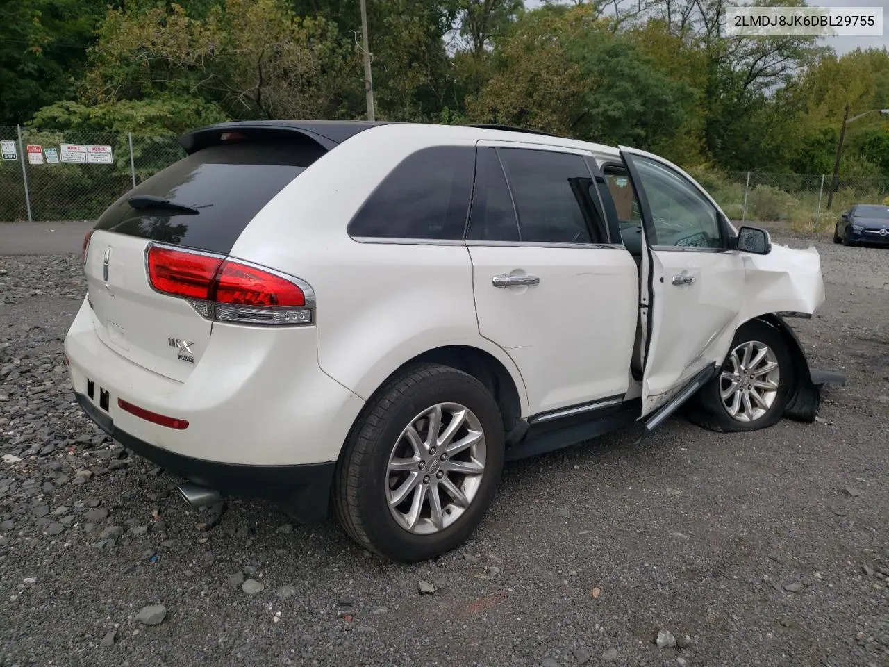 2013 Lincoln Mkx VIN: 2LMDJ8JK6DBL29755 Lot: 72031074