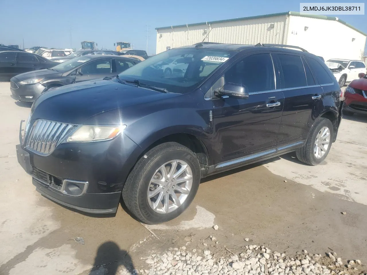 2LMDJ6JK3DBL38711 2013 Lincoln Mkx