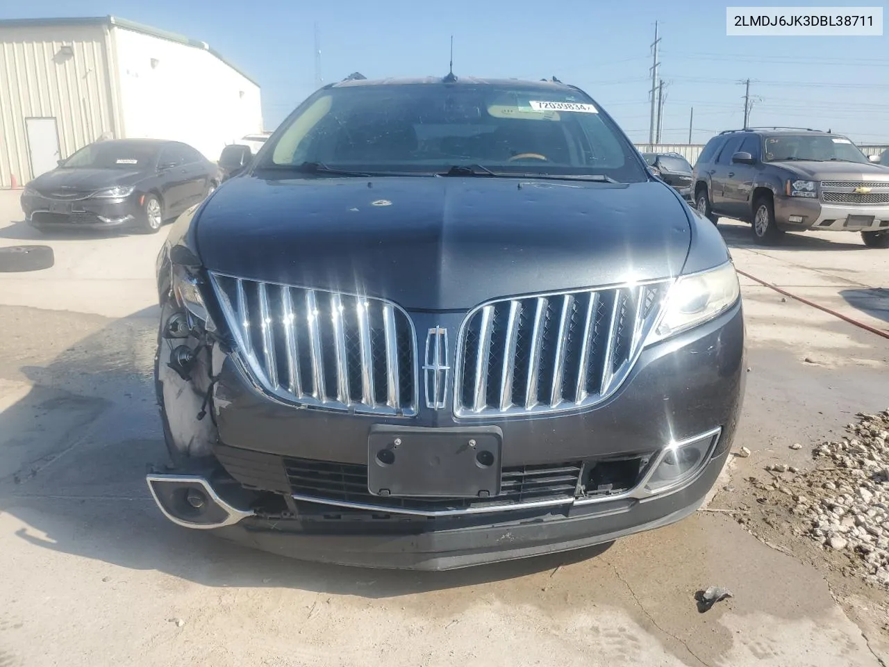 2013 Lincoln Mkx VIN: 2LMDJ6JK3DBL38711 Lot: 72039834