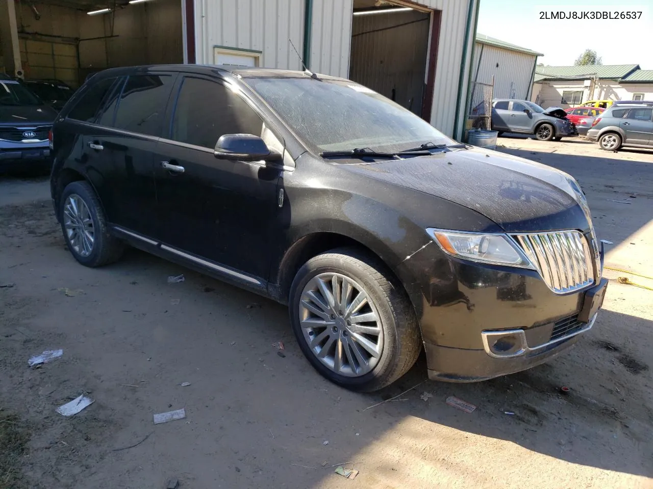 2013 Lincoln Mkx VIN: 2LMDJ8JK3DBL26537 Lot: 72918204