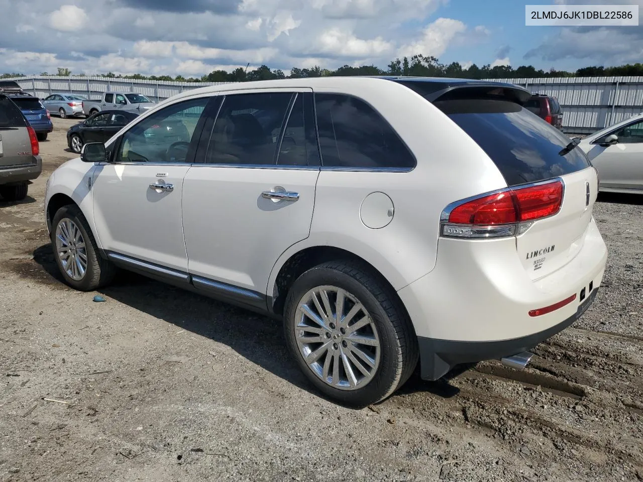 2013 Lincoln Mkx VIN: 2LMDJ6JK1DBL22586 Lot: 73324544