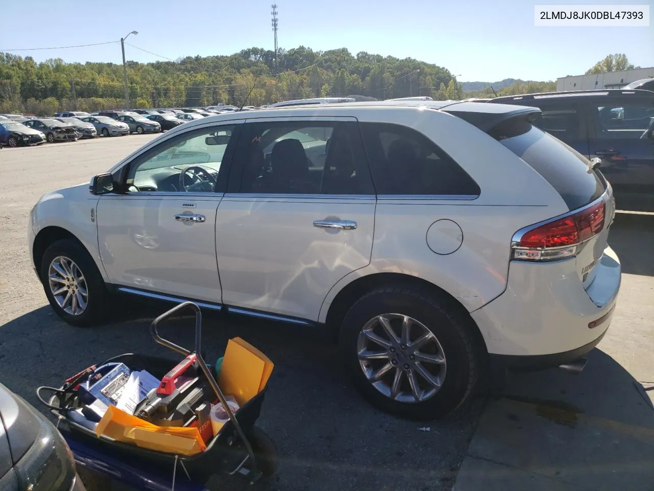 2013 Lincoln Mkx VIN: 2LMDJ8JK0DBL47393 Lot: 74780714