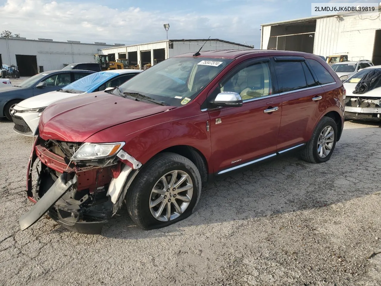 2LMDJ6JK6DBL39819 2013 Lincoln Mkx