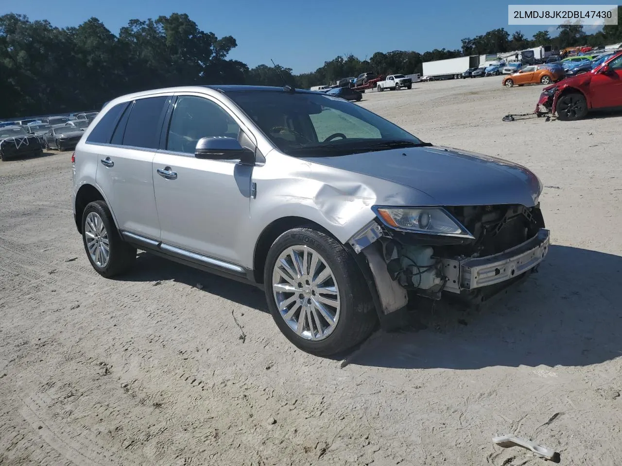 2013 Lincoln Mkx VIN: 2LMDJ8JK2DBL47430 Lot: 77202964