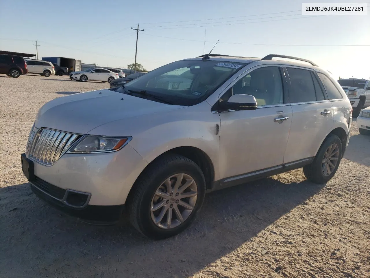 2013 Lincoln Mkx VIN: 2LMDJ6JK4DBL27281 Lot: 77952354