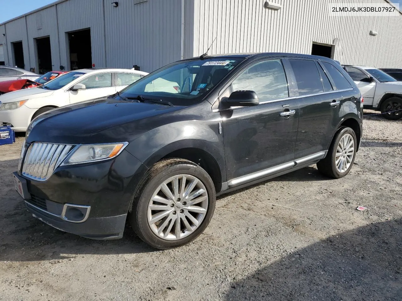 2013 Lincoln Mkx VIN: 2LMDJ6JK3DBL07927 Lot: 79172444