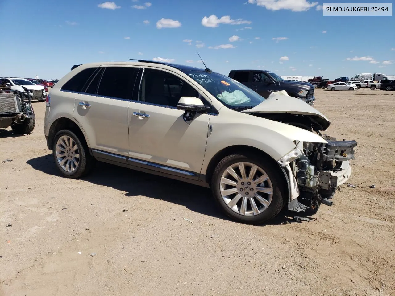 2014 Lincoln Mkx VIN: 2LMDJ6JK6EBL20494 Lot: 47354724