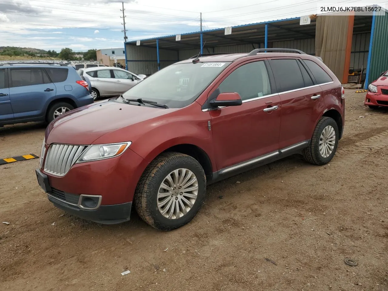 2LMDJ6JK7EBL15627 2014 Lincoln Mkx