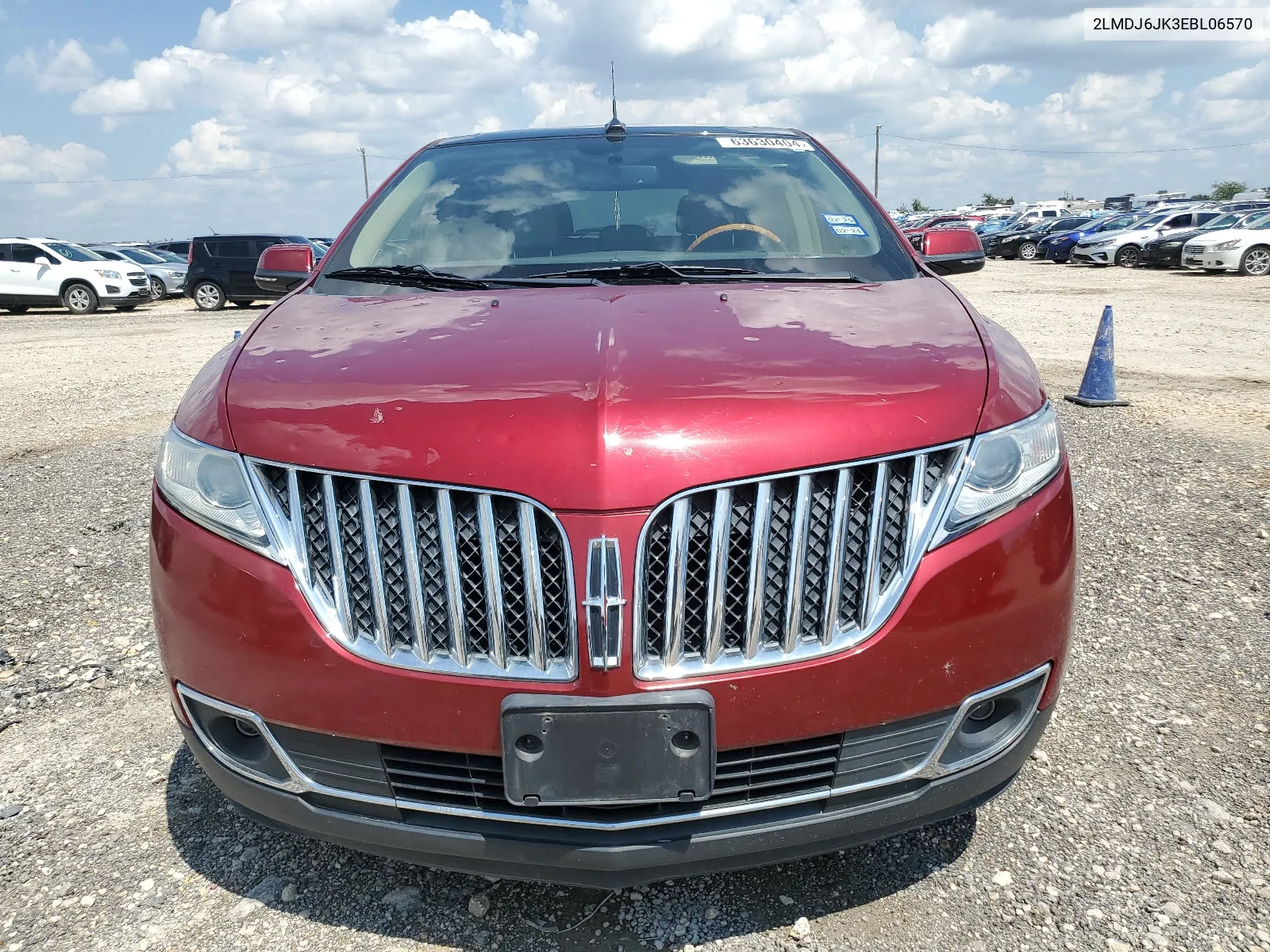 2LMDJ6JK3EBL06570 2014 Lincoln Mkx