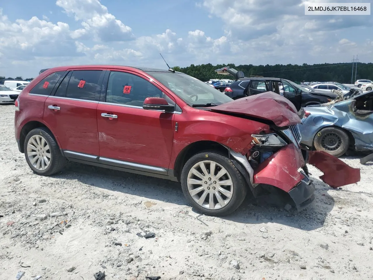 2014 Lincoln Mkx VIN: 2LMDJ6JK7EBL16468 Lot: 68328994