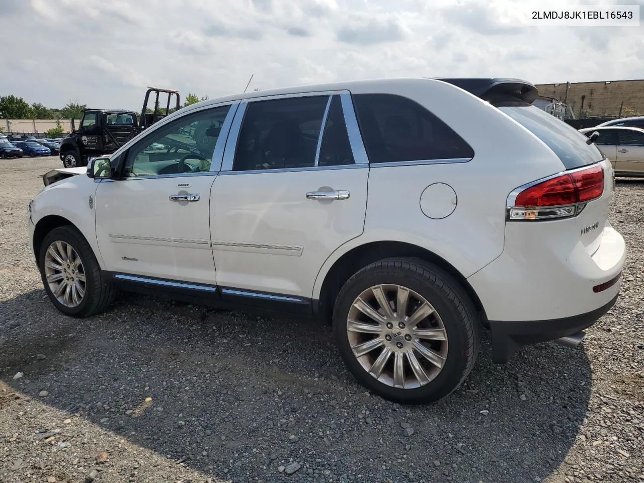 2014 Lincoln Mkx VIN: 2LMDJ8JK1EBL16543 Lot: 69556154