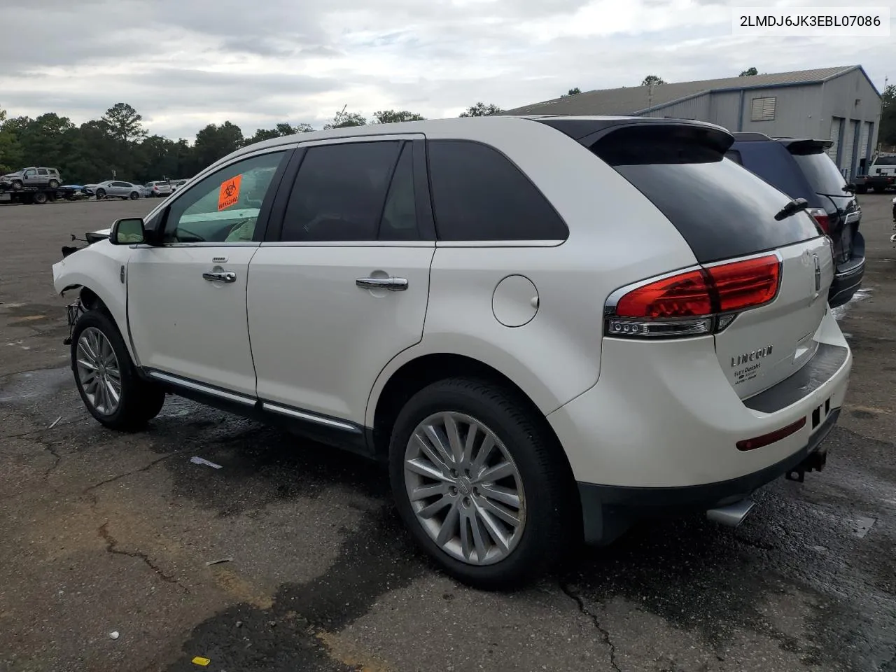 2014 Lincoln Mkx VIN: 2LMDJ6JK3EBL07086 Lot: 70204024