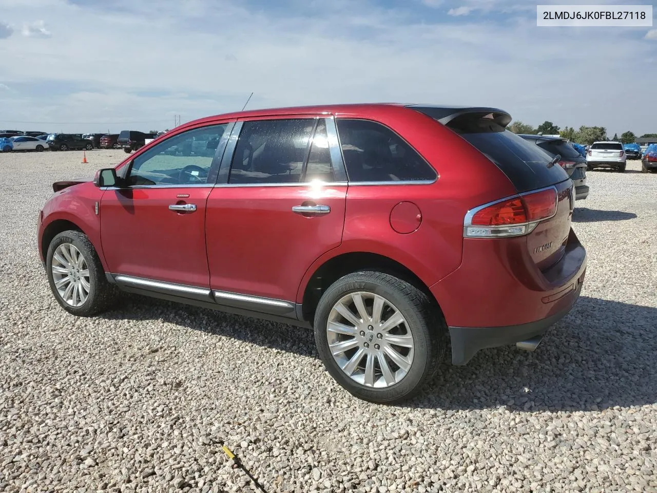 2015 Lincoln Mkx VIN: 2LMDJ6JK0FBL27118 Lot: 70460214