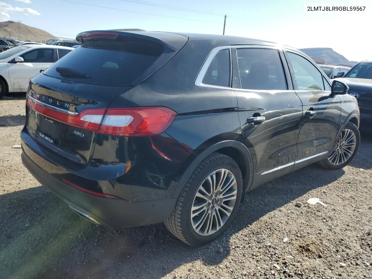 2016 Lincoln Mkx Reserve VIN: 2LMTJ8LR9GBL59567 Lot: 51673434