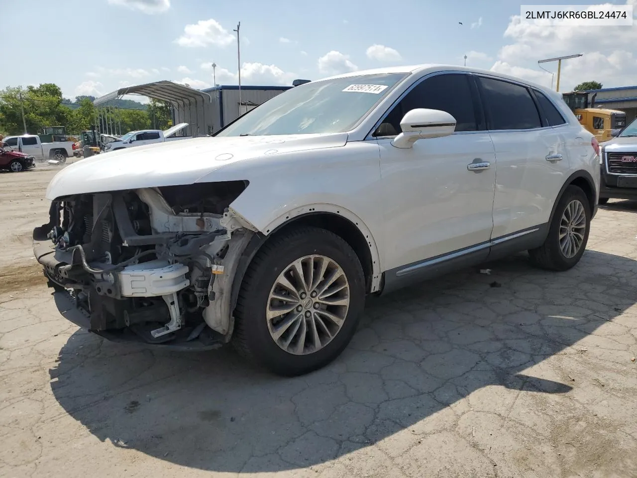 2LMTJ6KR6GBL24474 2016 Lincoln Mkx Select