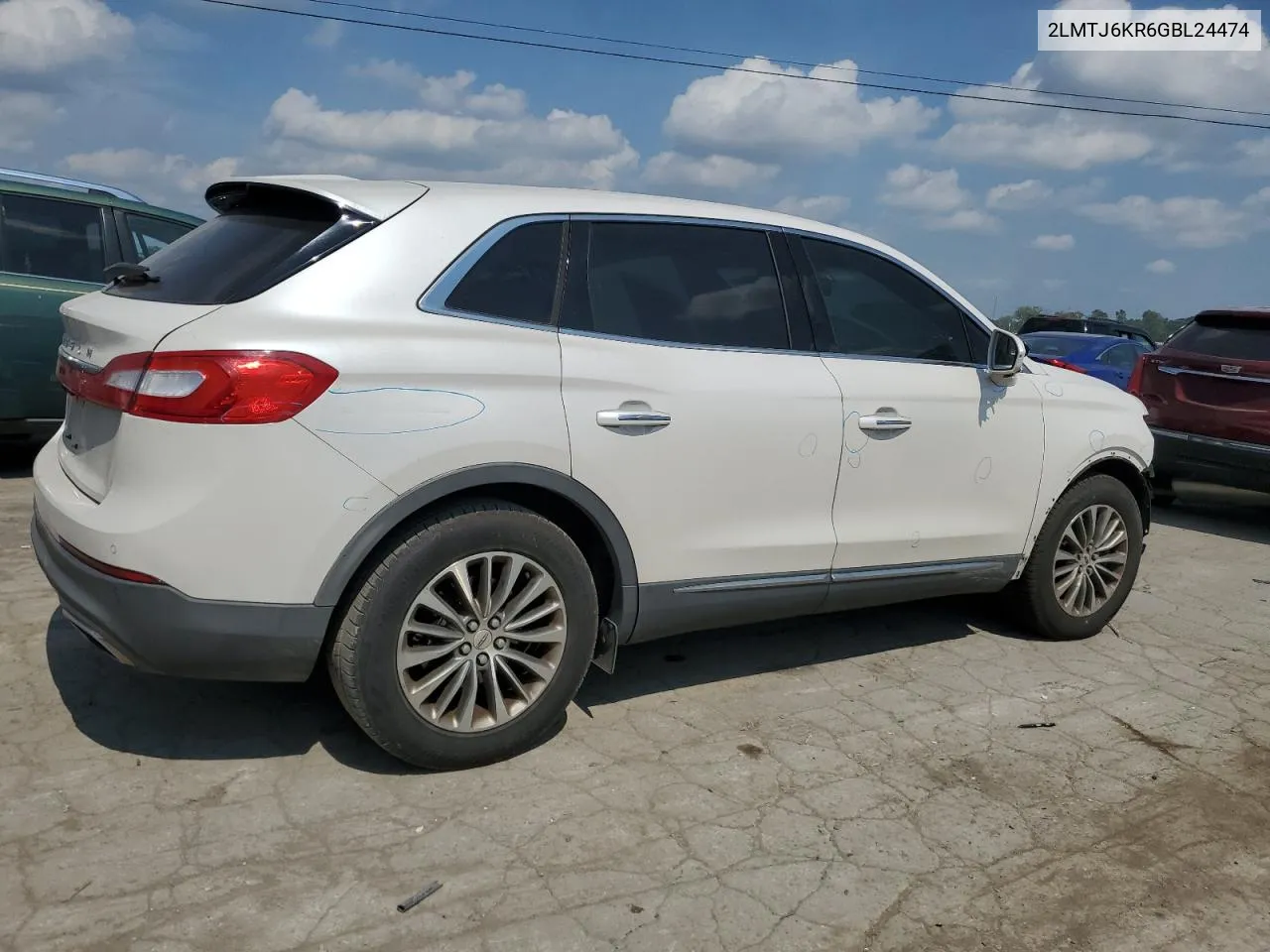 2016 Lincoln Mkx Select VIN: 2LMTJ6KR6GBL24474 Lot: 62997514