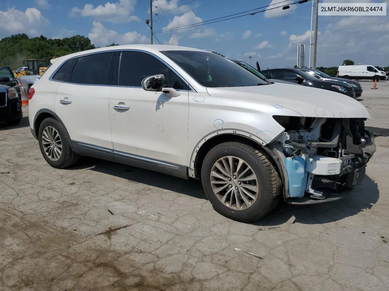 2016 Lincoln Mkx Select VIN: 2LMTJ6KR6GBL24474 Lot: 62997514