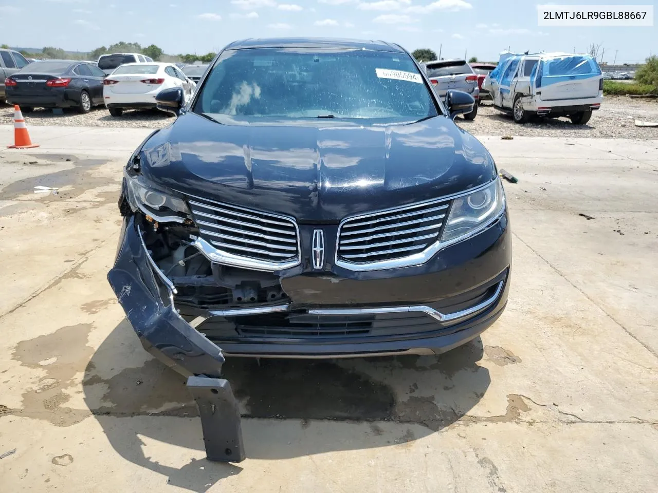 2016 Lincoln Mkx Reserve VIN: 2LMTJ6LR9GBL88667 Lot: 66905594