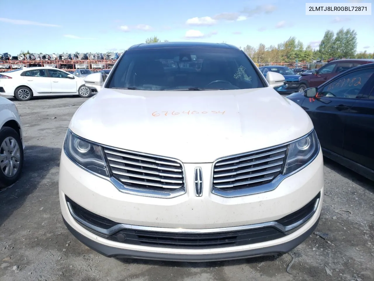 2LMTJ8LR0GBL72871 2016 Lincoln Mkx Reserve