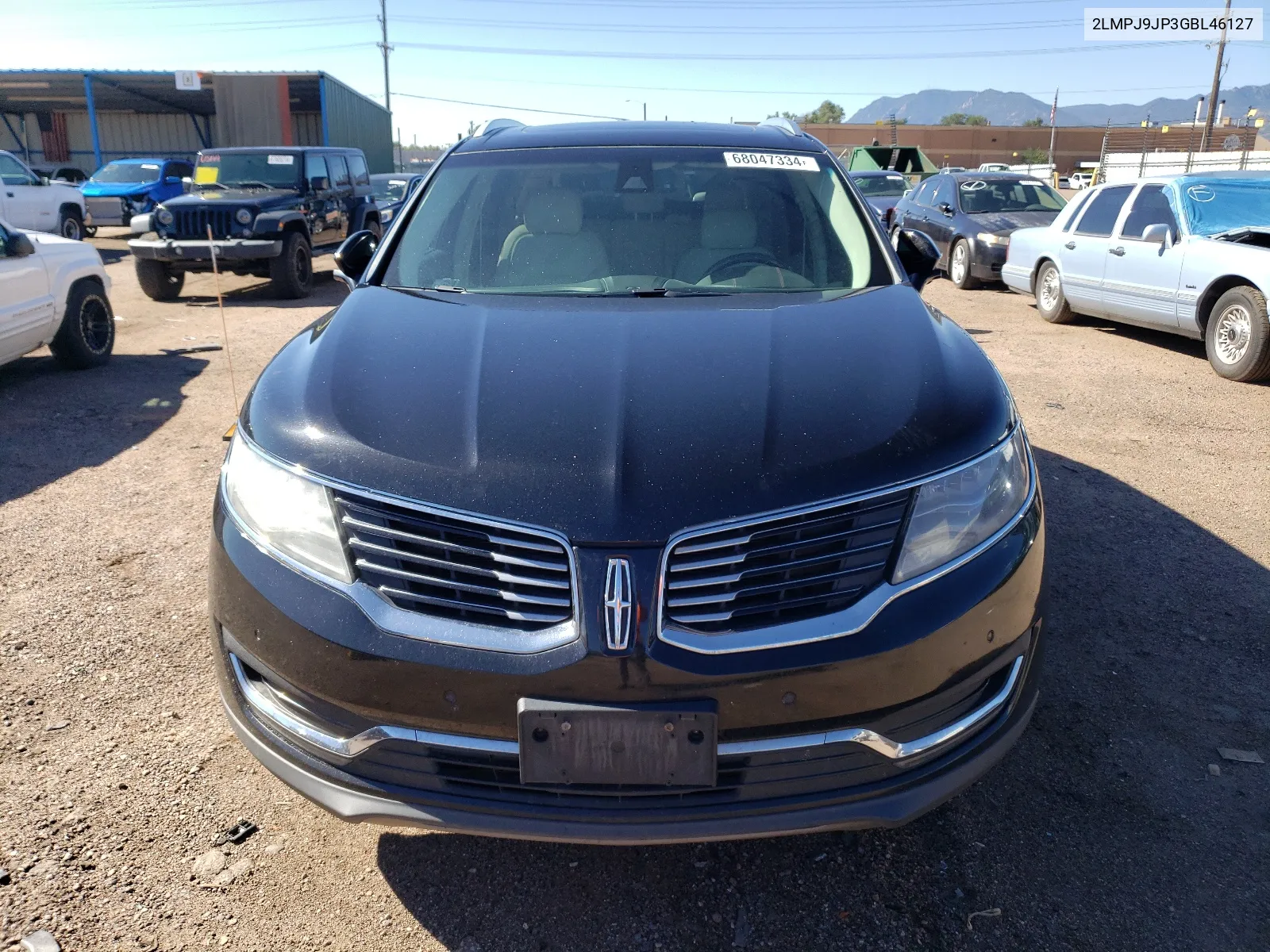 2016 Lincoln Mkx Black Label VIN: 2LMPJ9JP3GBL46127 Lot: 68047334