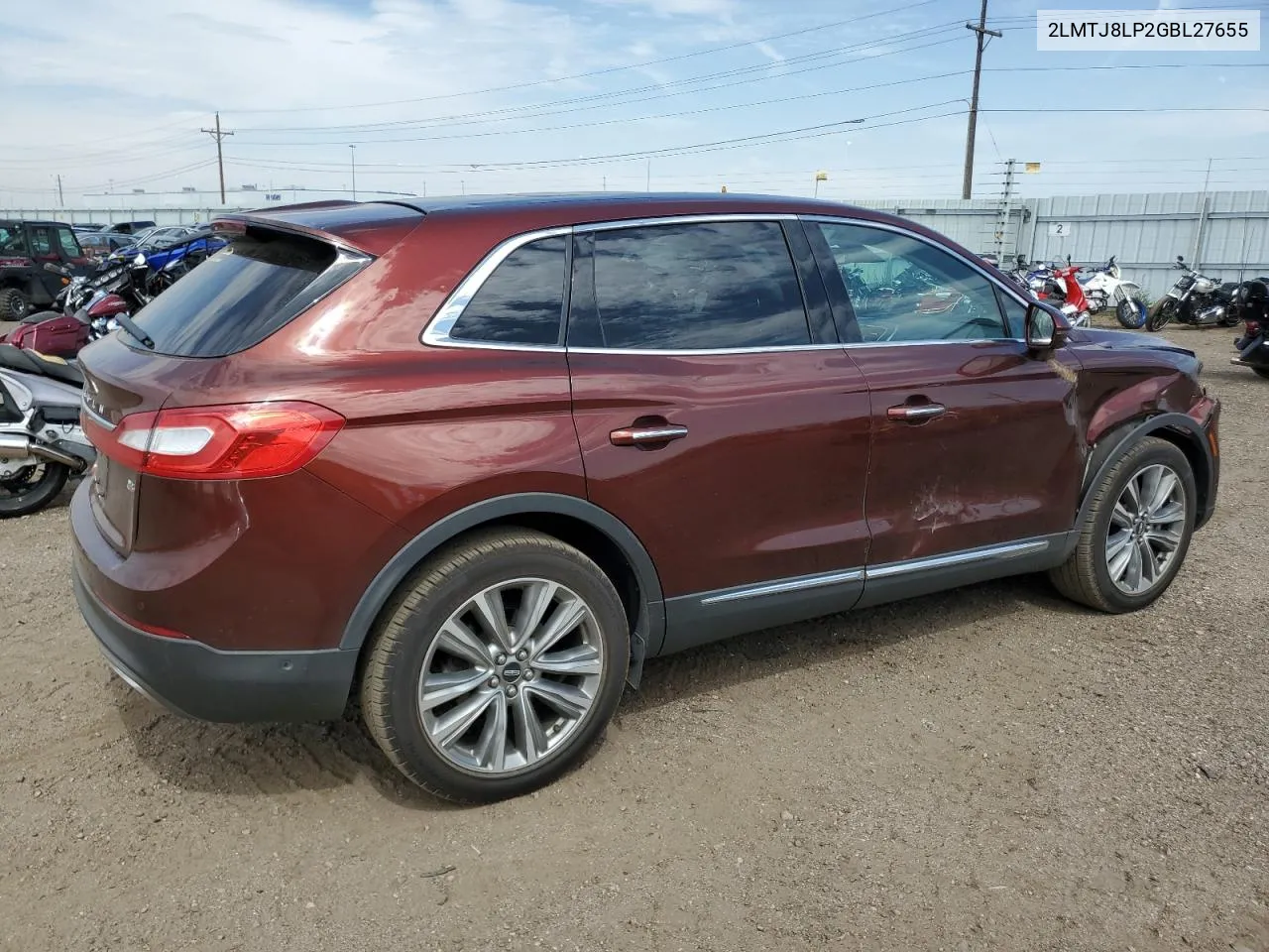 2LMTJ8LP2GBL27655 2016 Lincoln Mkx Reserve