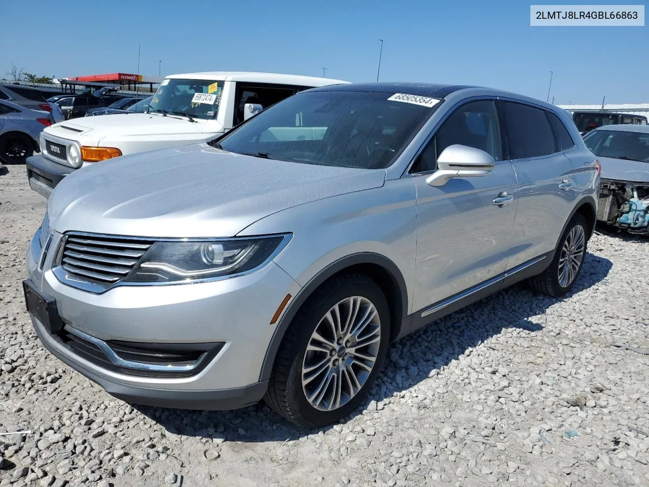 2016 Lincoln Mkx Reserve VIN: 2LMTJ8LR4GBL66863 Lot: 68505354