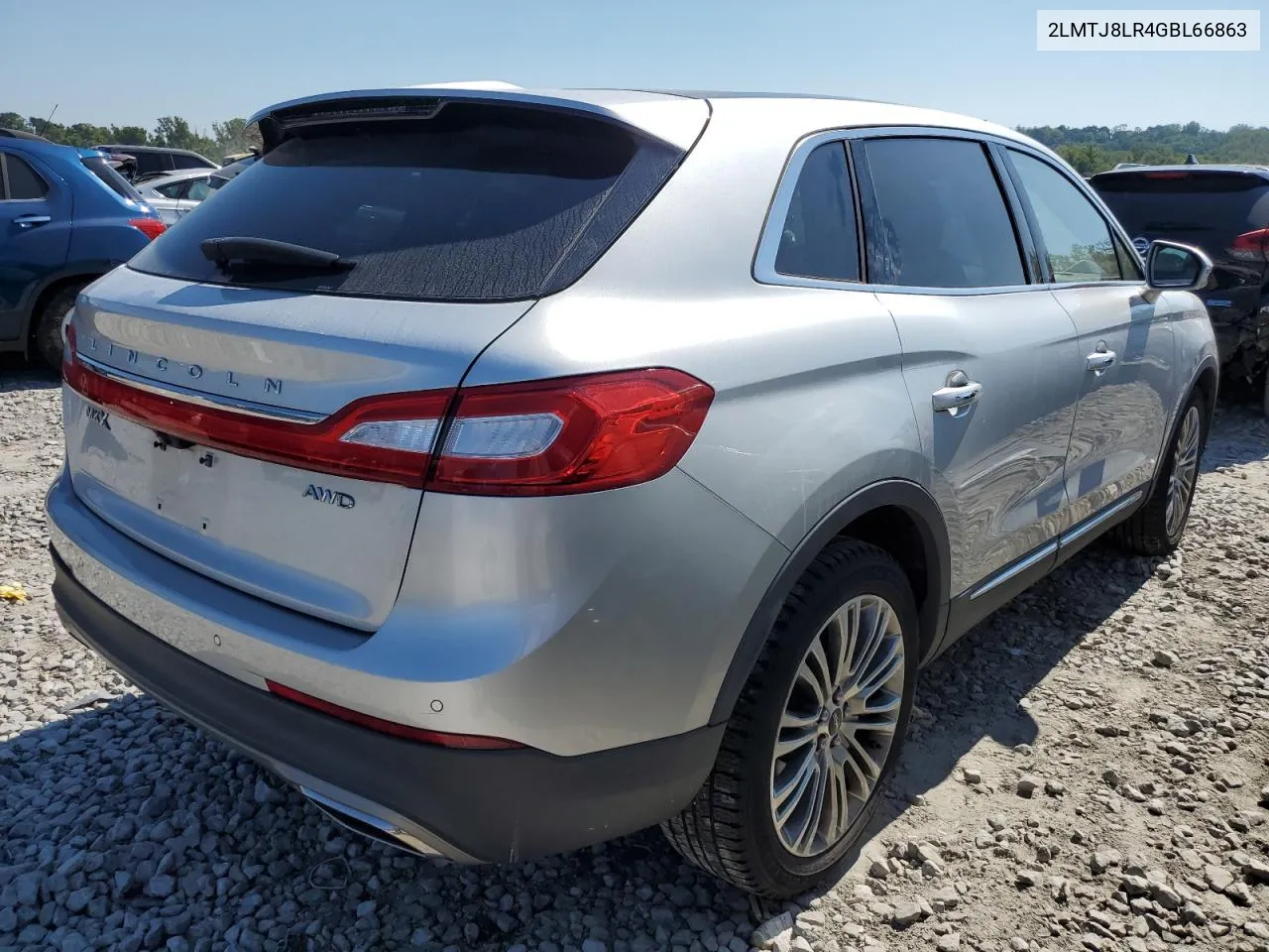 2LMTJ8LR4GBL66863 2016 Lincoln Mkx Reserve