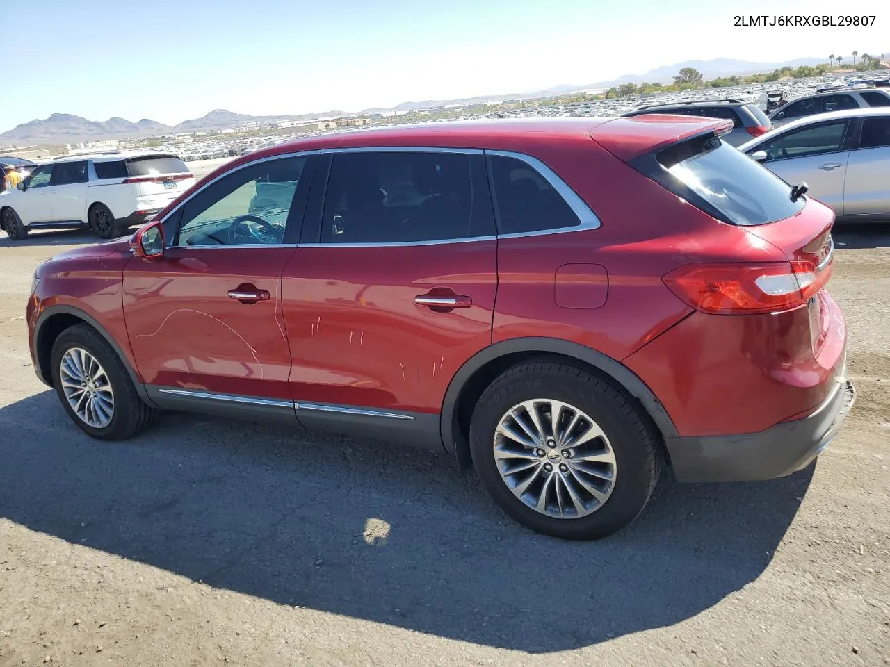 2016 Lincoln Mkx Select VIN: 2LMTJ6KRXGBL29807 Lot: 68762604