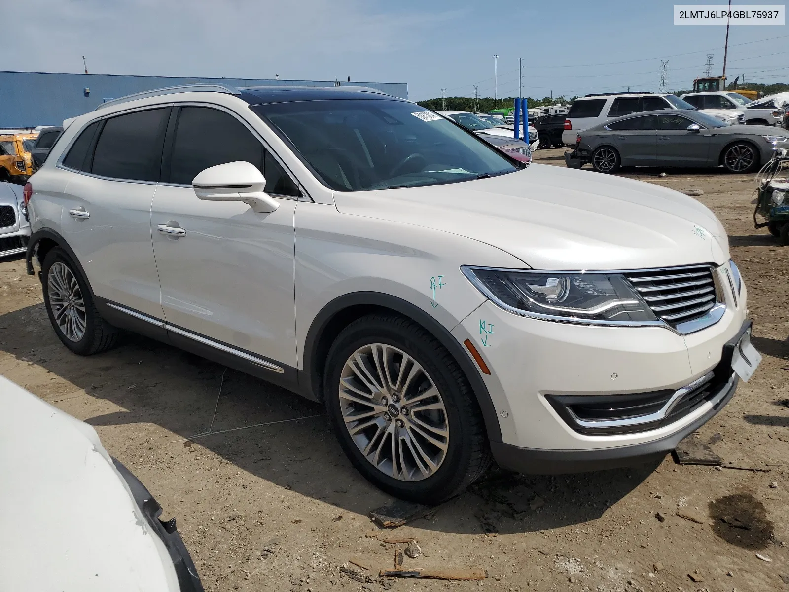 2016 Lincoln Mkx Reserve VIN: 2LMTJ6LP4GBL75937 Lot: 68813084